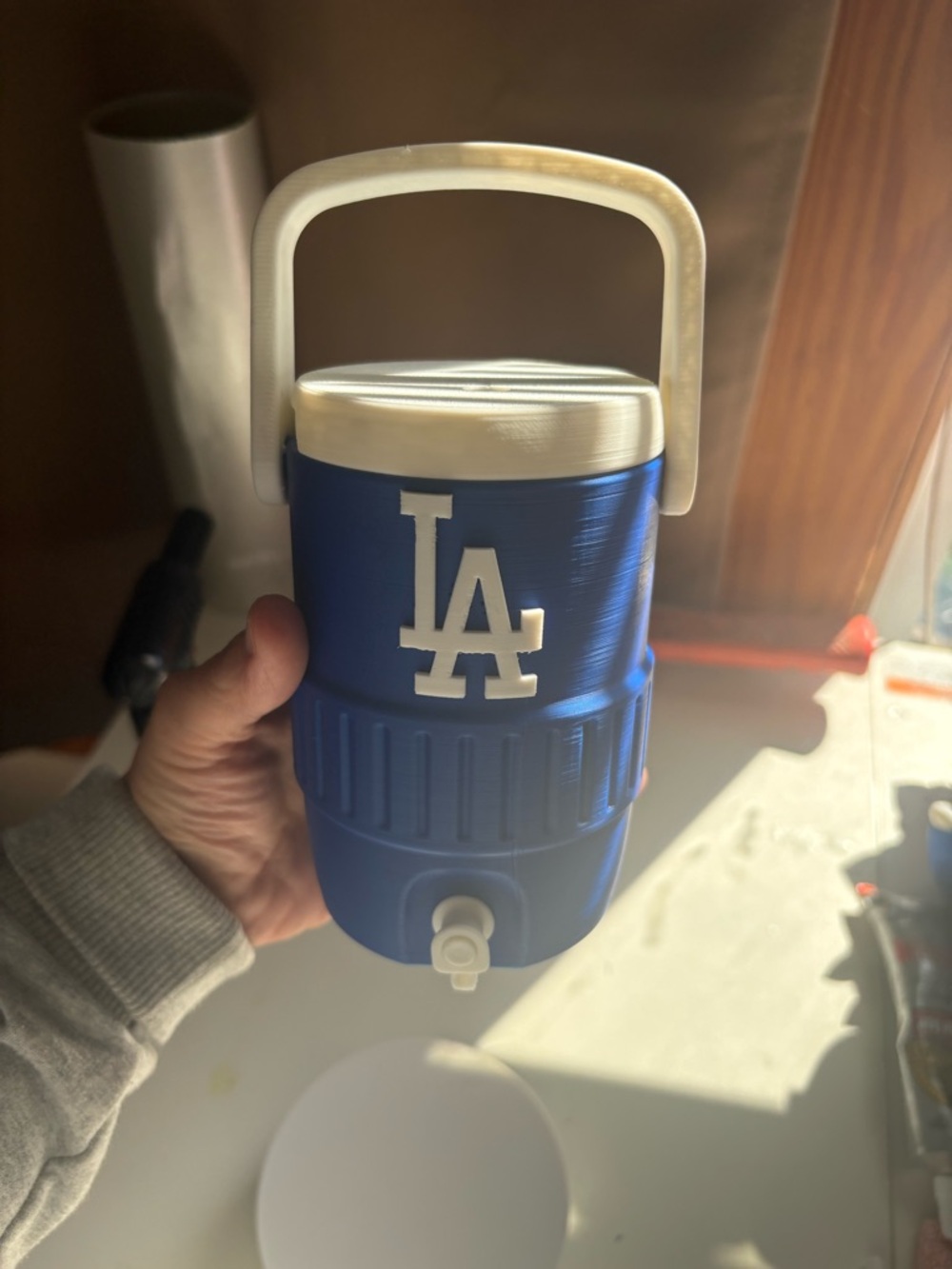 Cooler inspired koozie for standard 12 oz can